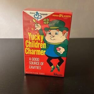 Ron English Popaganda Yucky Children Charmer 3" Mini Figure-Cereal Killers (NIB)